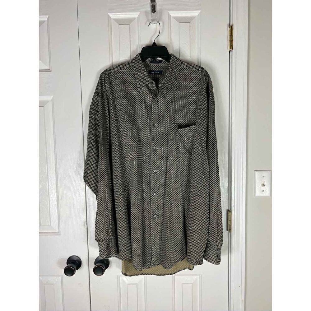 Nautica Mens Button Down Shirt Size XL